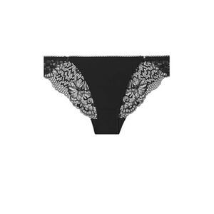 NWT Heidi Klum Intimates Christina Day Lace Bikini Briefs in Evening Blue Size M